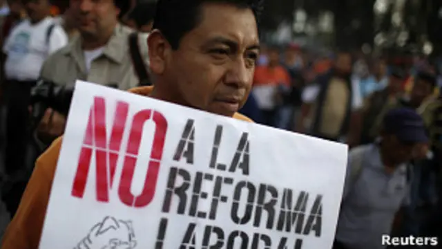 Marcha contra reforma laboral