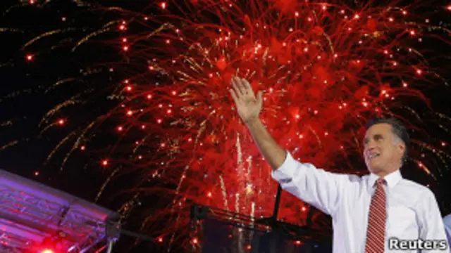 Митт Ромни на митинге сторонников