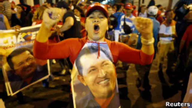 Simpatizante de Chávez