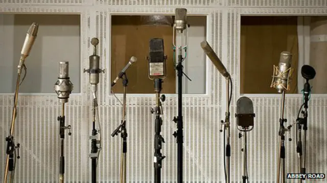 Micrófonos en Abbey Road