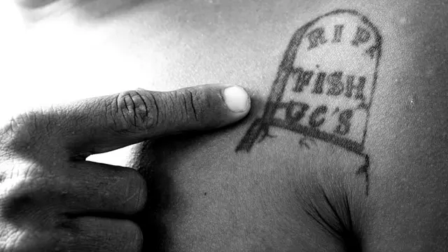 Pandillero en rehabilitación en El Salvador. Foto: BBC - IGNACIO DE LOS REYES