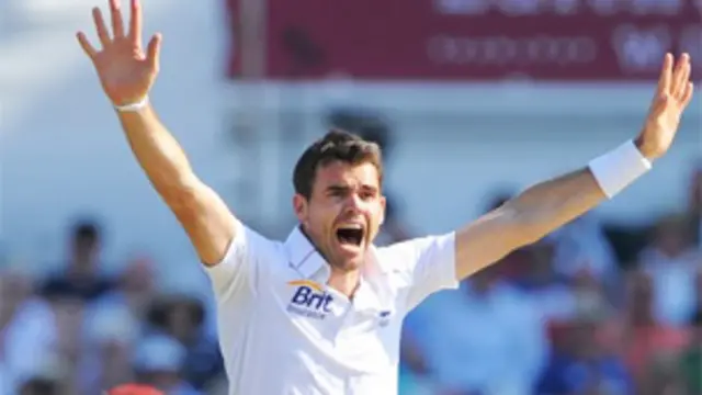 جیمز اینڈرسن نے پانچ آسٹریلوی کھلاڑیوں کو آؤٹ کیا