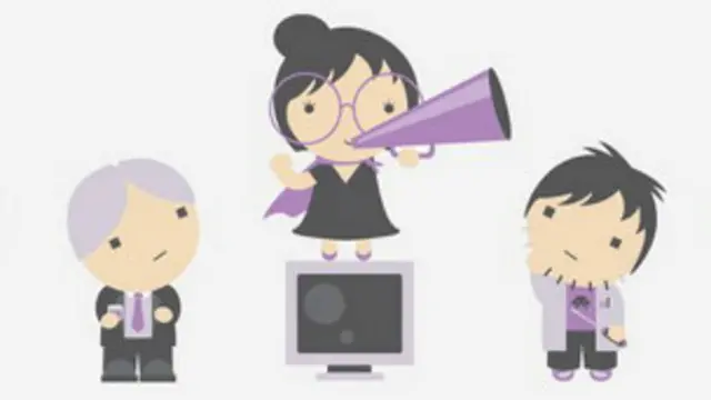 Mujeres en la oficina