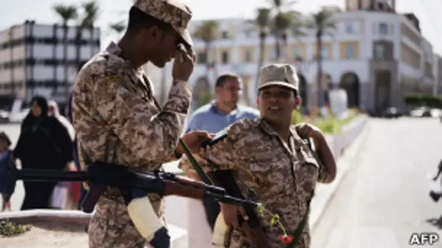 Ливийские военнослужащие