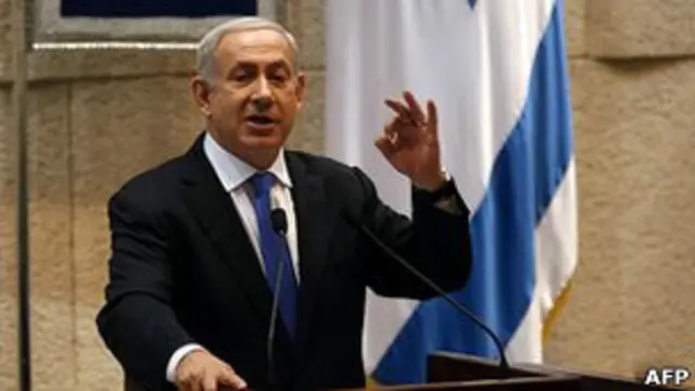 Биньямин Нетаньяху в кнессете