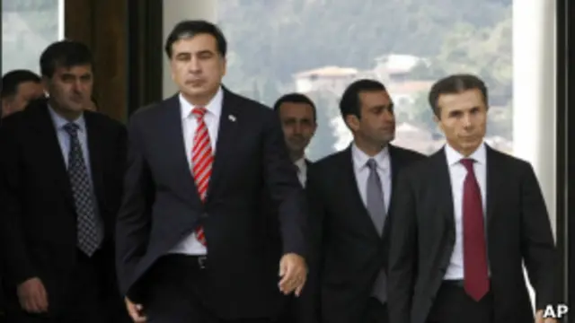 Президент Саакашвили и Иванишвили