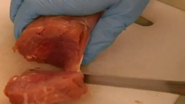 Подкрашенная свинина