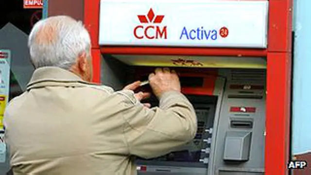 Банкомат в Испании