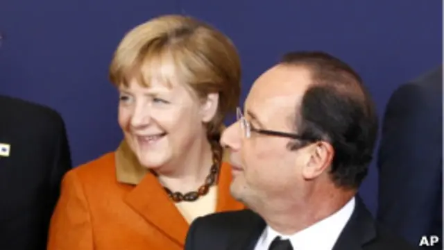 Ангела Меркель и Франсуа Олланд