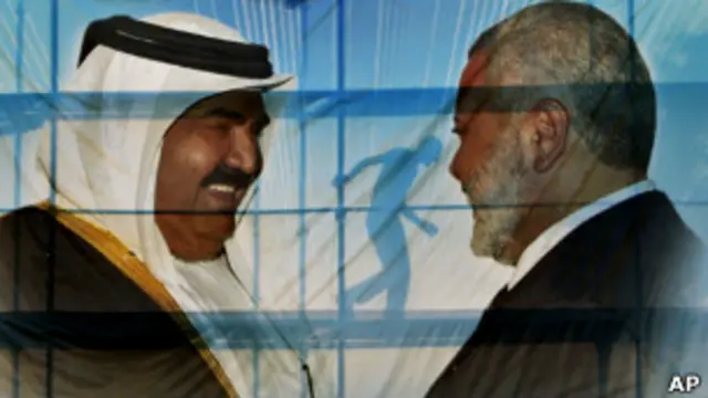 Эмир Катара и Исмаил Хания