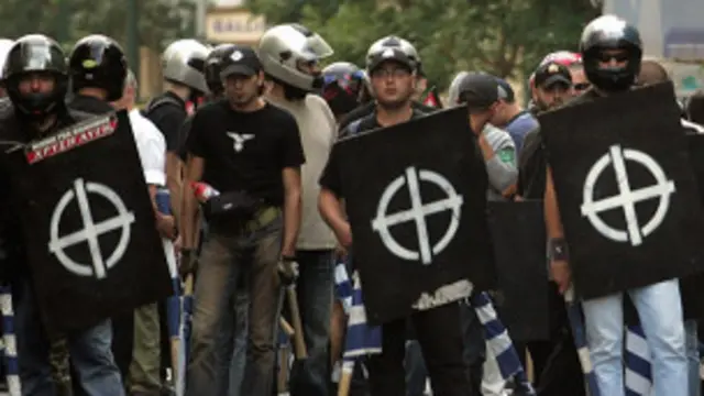 Simpatizantes de Amanecer Dorado