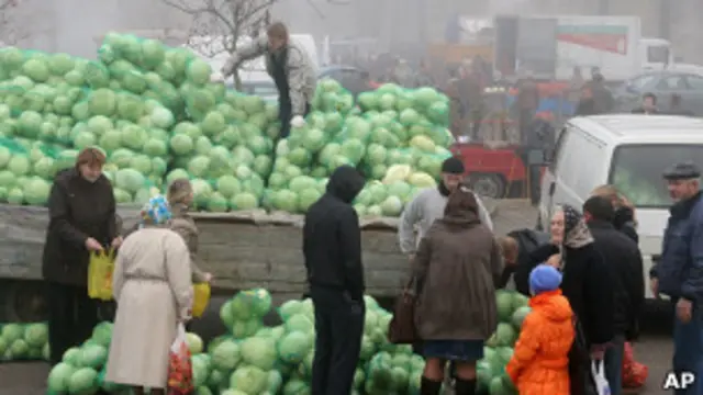 Развал капусты в Белоруссии