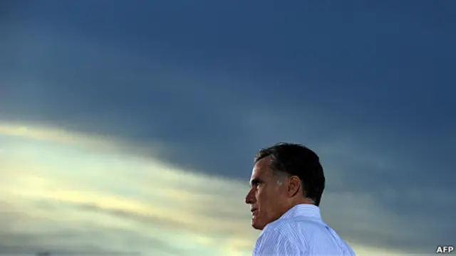 El candidato republicano Mitt Romney