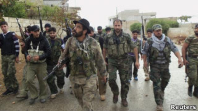 Бойцы Свободной сирийской армии