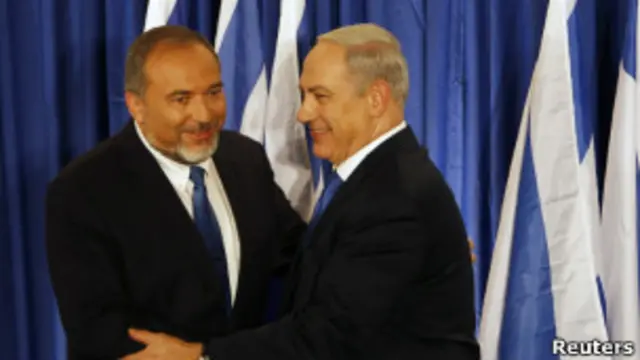 Авигдор Либерман и Биньямин Нетаньяху