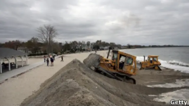 На пляжах в штате Коннектикут