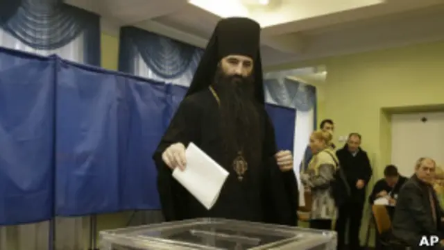 Избирательный участок в Киеве