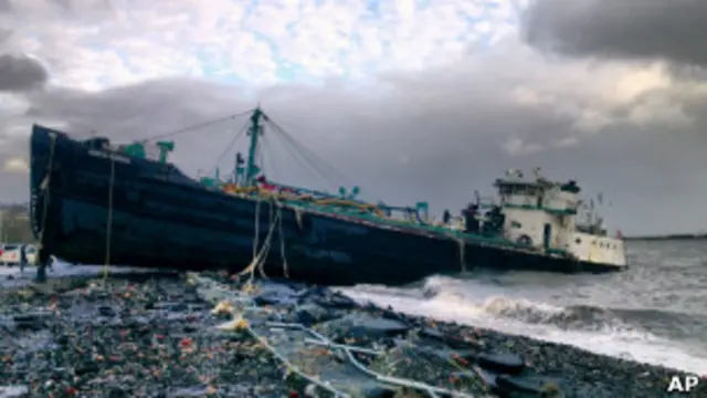 Судно на берегу