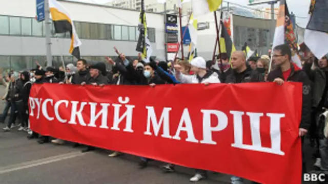 "Русский марш" в Москве, ноябрь, 2011 год