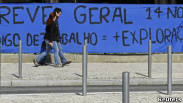 Huelga en Portugal