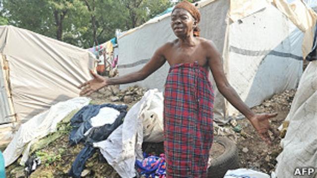 Mujer haitiana en Puerto Príncipe