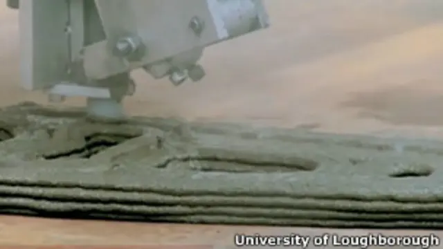 Impresora con cemento