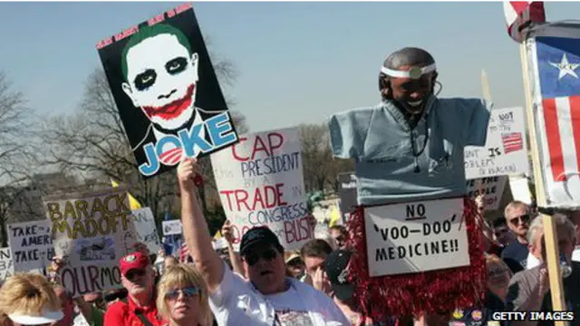 ओबामा की स्वास्थ्य नीति को लेकर अमरीकी बंटे हुए हैं