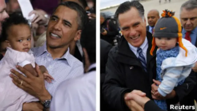 Обама и Ромни