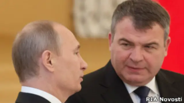 Сердюков и Путин