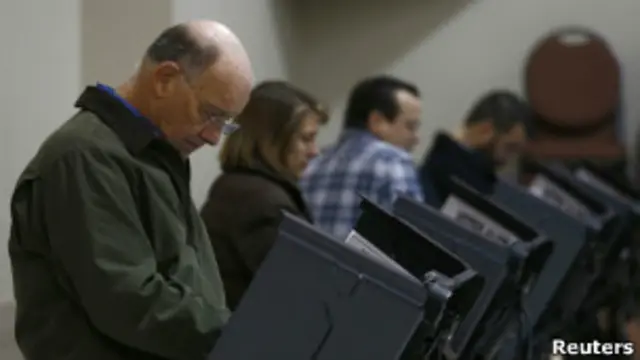 На участке длят голосования в Северной Каролине