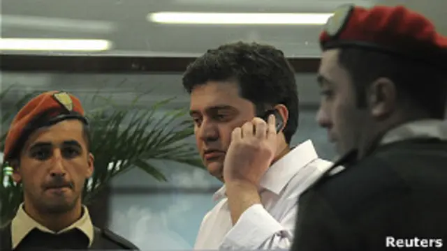 Бачо Ахалая во время суда