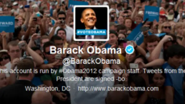 Başkan Obama'nın Twitter hesabı