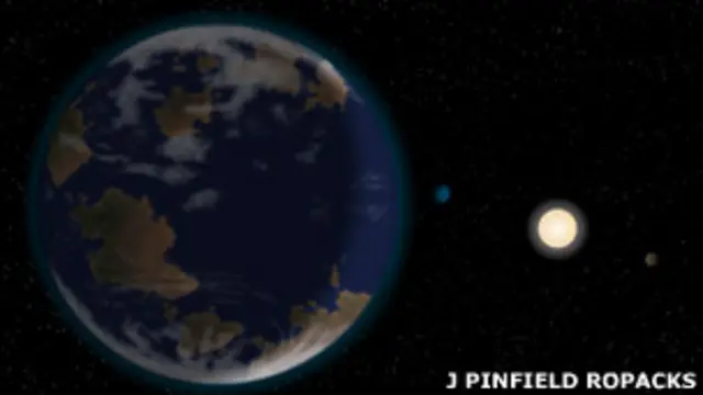 Экзопланета в представлении художника