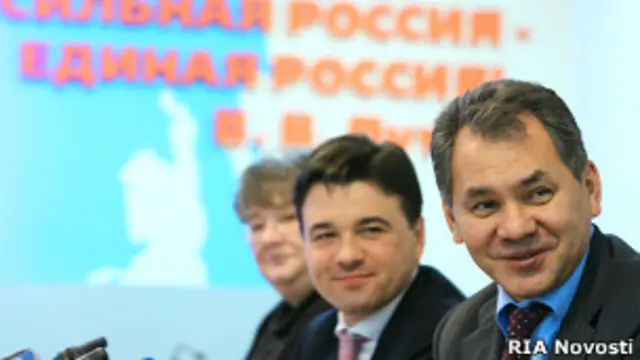 Андрей Воробьев и Сергей Шойгу