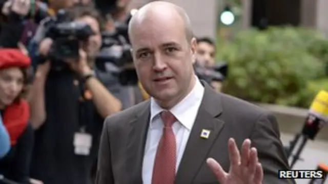 Премьер-министр Швеции Фредрик Рейнфельдт