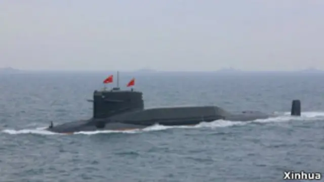 中国海军核潜艇（档案图片）