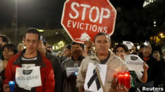 Митинг против выселения должников