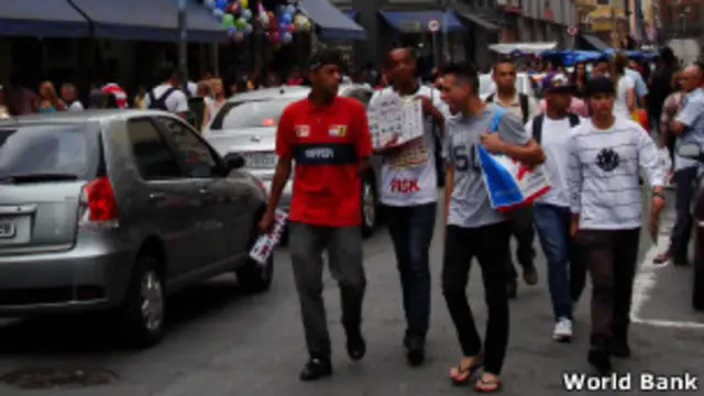 Jóvenes brasileños