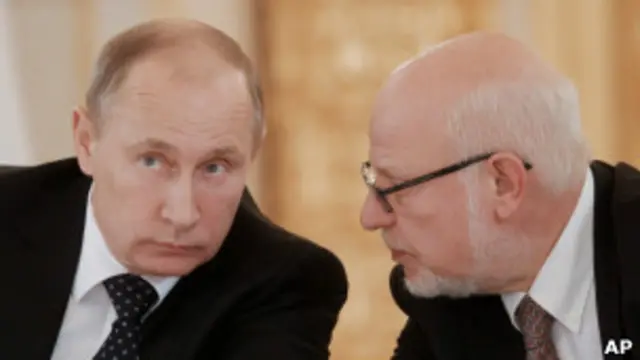 Путин и Федотов