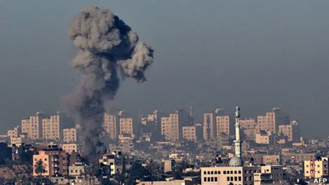 Explosión en Gaza