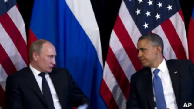 Владимир Путин и Барак Обама