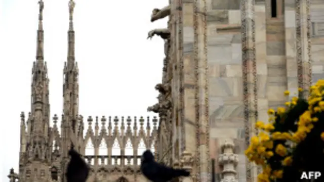 Фрагмент миланского собора