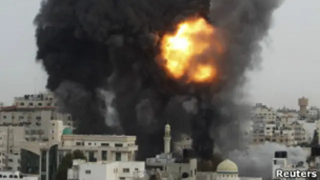 Последствия израильских авиаударов по сектору Газа