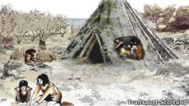 Рисунок древнего жилища