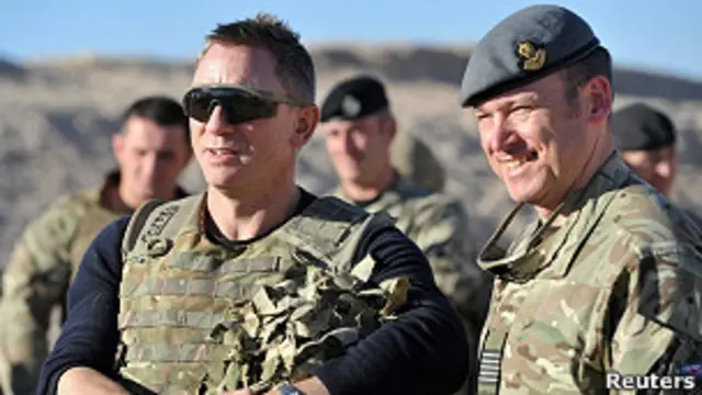 Крейг в Афганистане