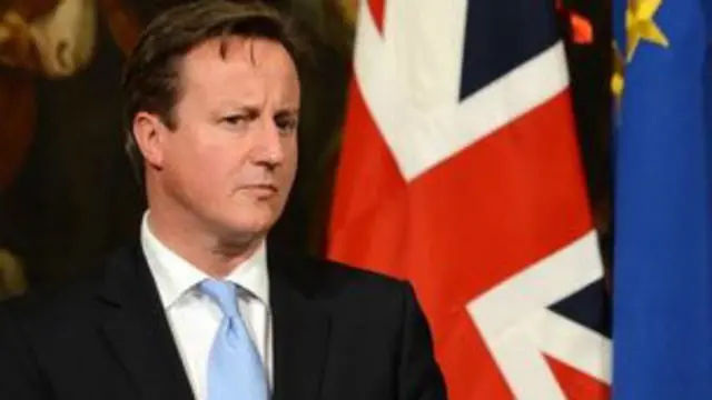 Primer ministro británico, David Cameron