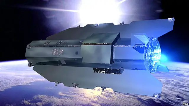 Satélite GOCE, en ilustración de ESA, la agencia espacial europea Image ESA