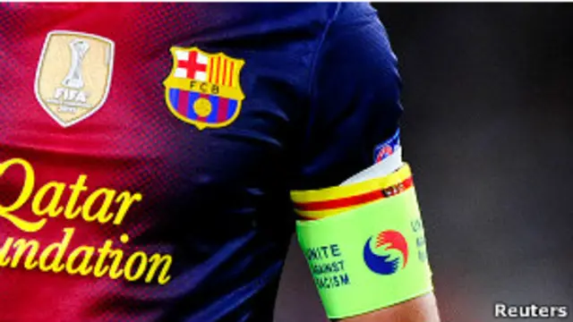 Escudo del Barça en una camiseta