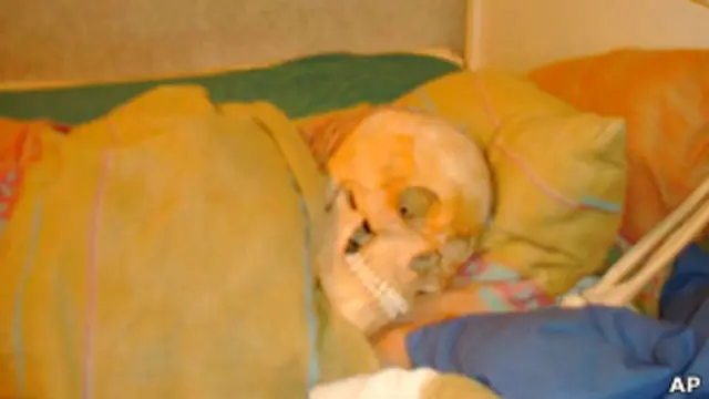 Один из черепов, изъятый у обвиняемой при обыске