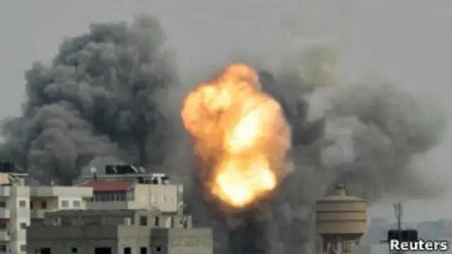 سنہ 2012 کے بعد اسرائیل کی جانب سے اسلامی گروپ حماس کے خلاف یہ پہلا بڑا حملہ ہے